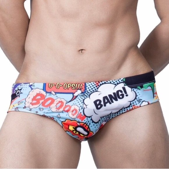 Mens Quick-drying Printed Summer Beachwear - Picture 3 of 6